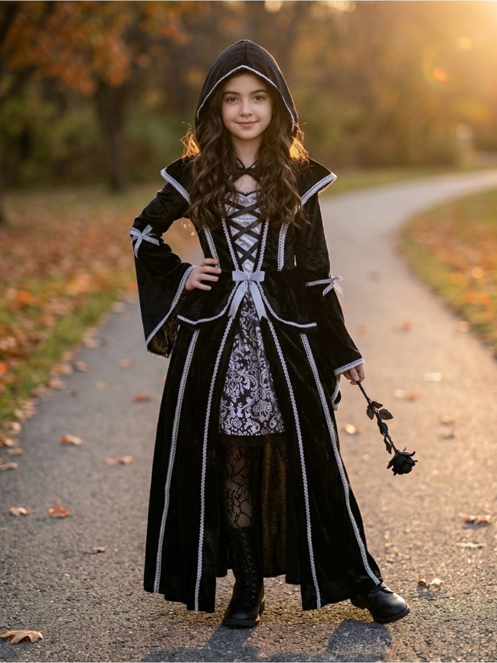 2 for $30 | Gothic Hooded Princess Halloween Costume